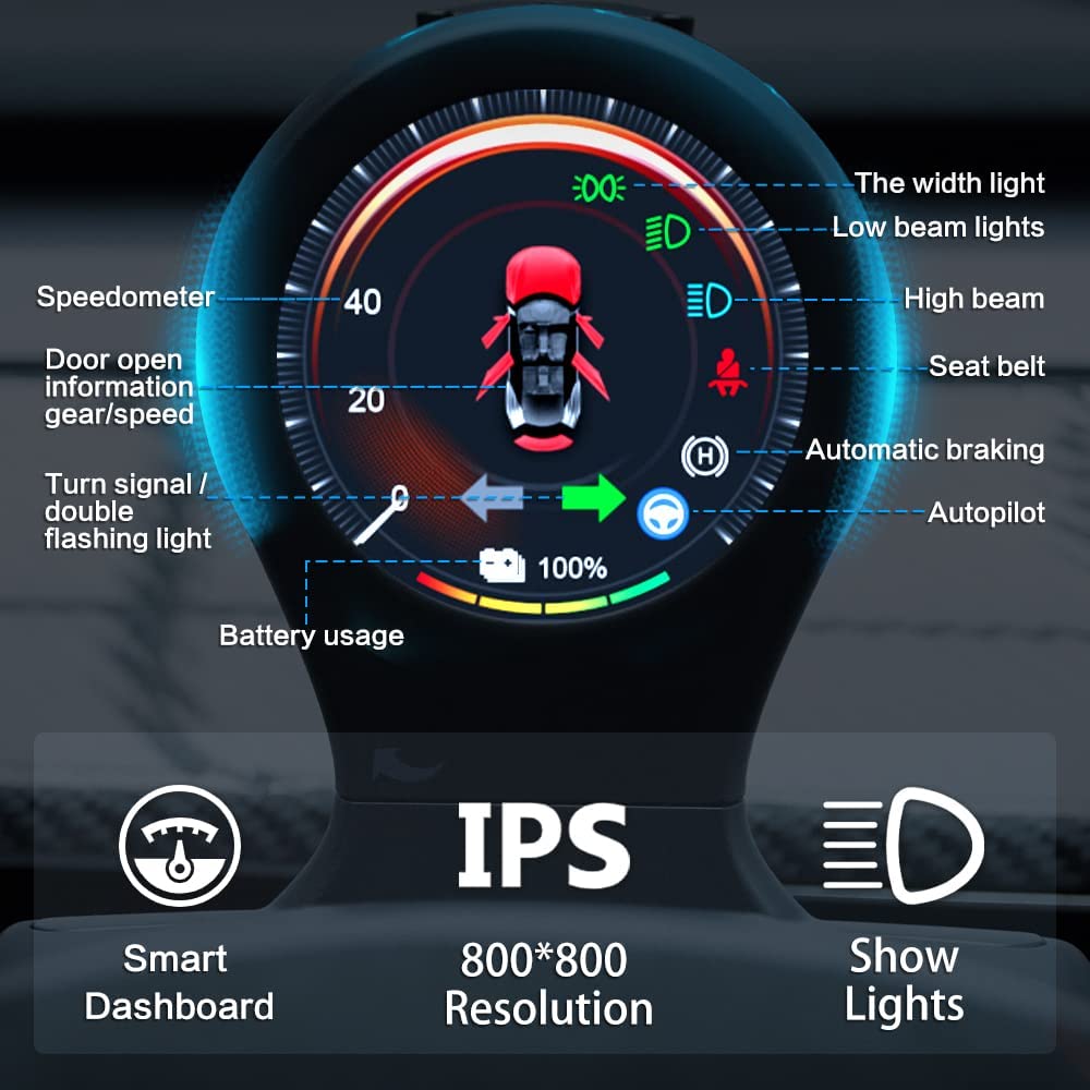 Heads Up Display Dashboard for Tesla Model 3 Model Y 2017-2023