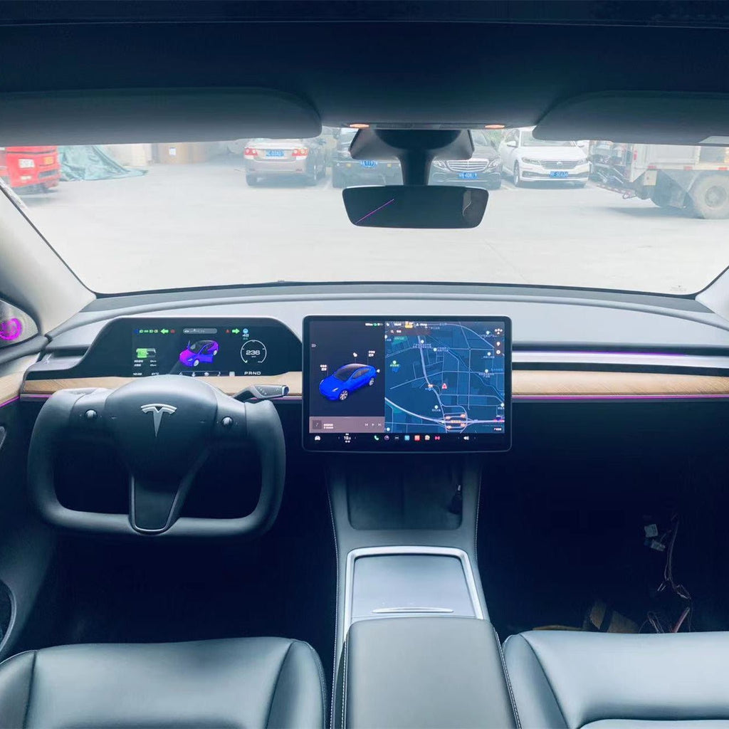 Integrated Dashboard Display for Tesla Model 3/Y 2021-2022 (Only for AMD; For Left-hand drive)